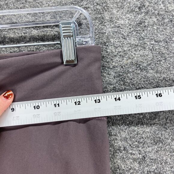 Under Armour Leggings Women M Medium Gray Fitted Mid Rise Pull On Capri Casual - Picture 3 of 8